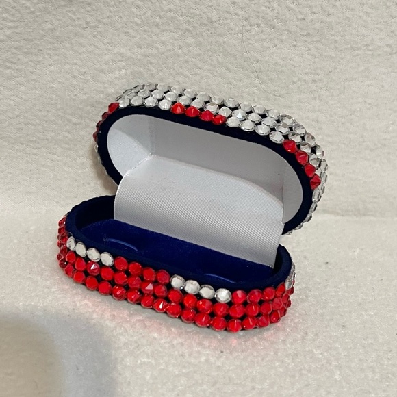 ❤️Handmade Embellished Earrings Jewelry Box❤️ - Picture 3 of 6